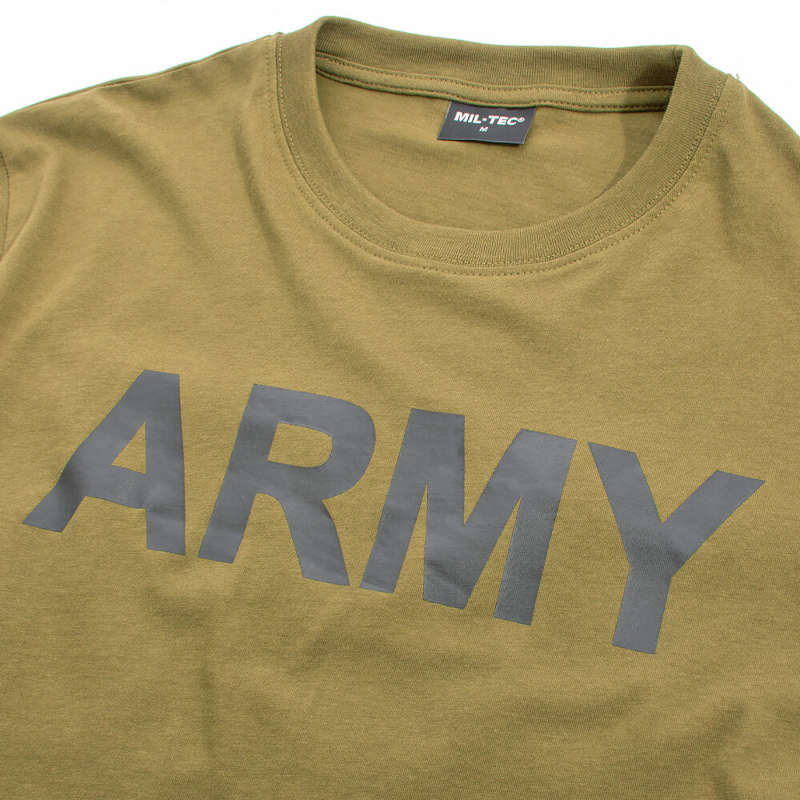 Футболка Mil-Tec ARMY Olive Фото 3